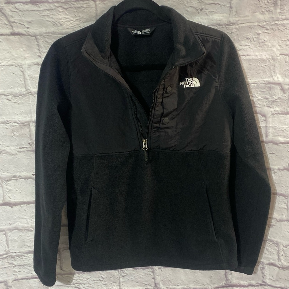 The North Face 1/2 Zip Fleece Pullover Women’s Small Black